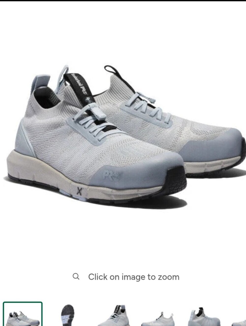 Timberland PRO Radius Knit men's composite-toe work shoes in gray Size 8.5